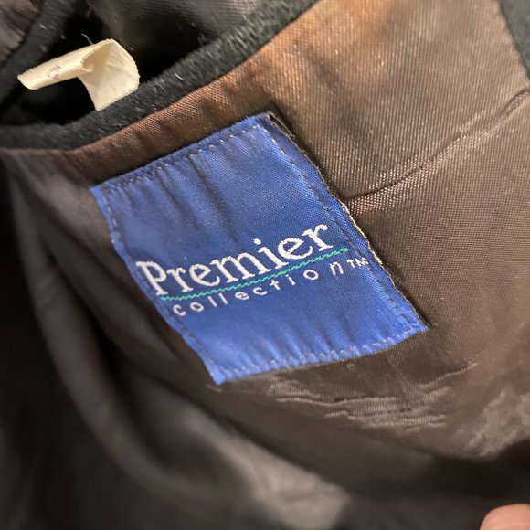 Black Very Warm Sports Coat - soft wool - 38R - Picture 3 of 5